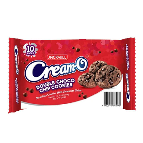 Cream-O Double Chocolate Chip Cookies 36 g x10