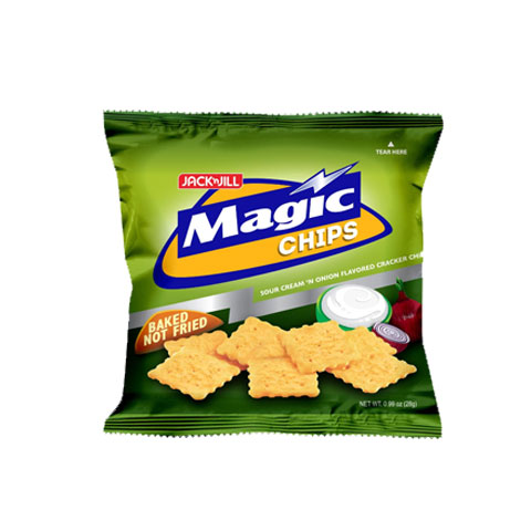 Magic Chips Cracker Sour Cream and Onions Flavored 28g