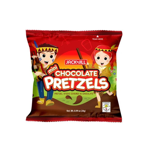 Mini Chocolate Pretzels 28g