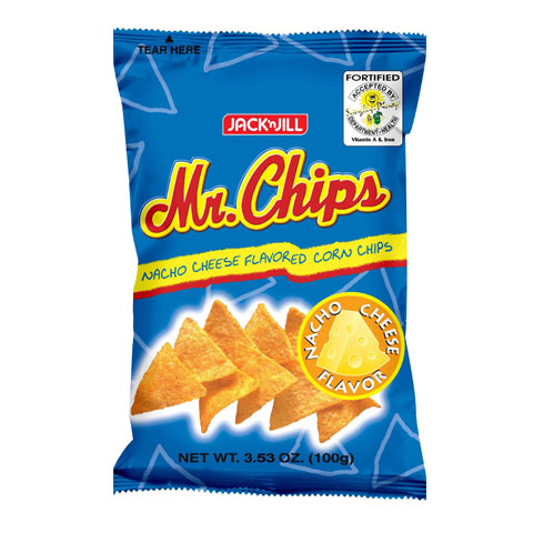 Mr.Chips Nacho Cheese 100g/50