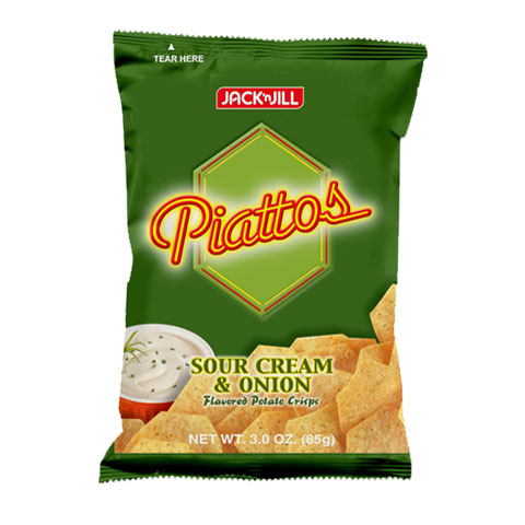 Piattos Sour Cream & Onion 85g/50