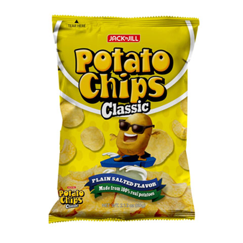 Potato Chips Classic Plain Salted 60g/50