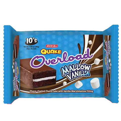 Quake Overload Cake Mallow Vanilla 28 g x10