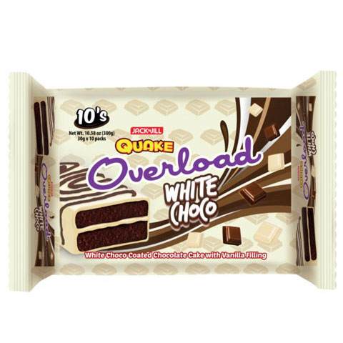Quake Overload Cake White Choco 30 g x10