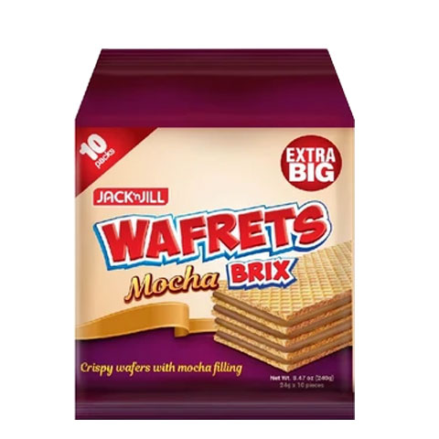 Wafrets Brix Mocha 24g x 10's