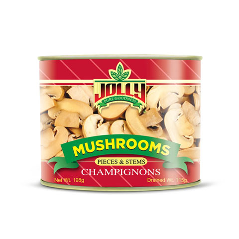 Canned Mushroom Pieces and Stems