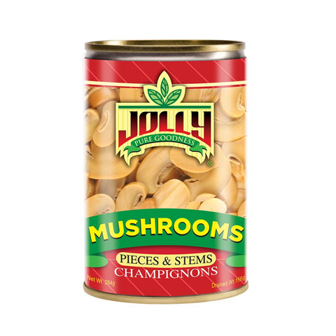 Canned Mushroom Pieces and Stems