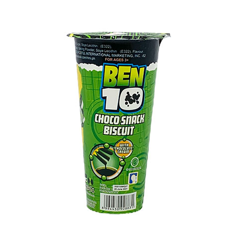 Ben 10 Choco Snack Biscuit with Chocolate Cream