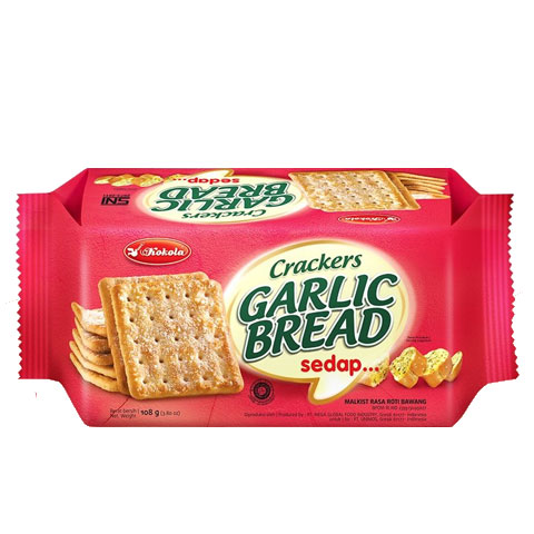 Crackers Garlic Bread Sedap