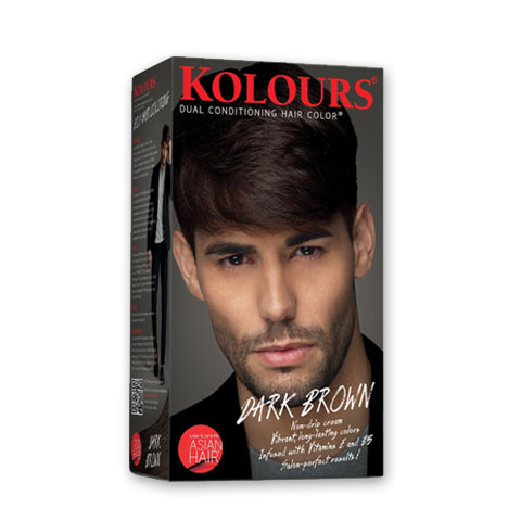 Dual Conditioning Hair Color Dark Brown Men