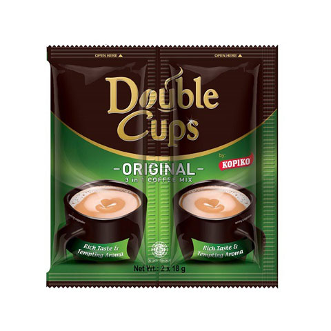 Double Cups Original 3 in 1 Coffee Mix