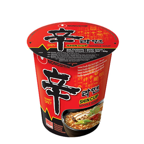 Nongshim Cup Shin Ramyun Gourmet Spicy Noodle Soup