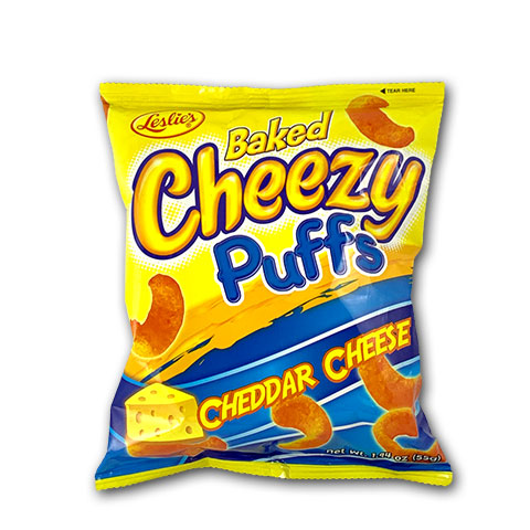 Baked Cheezy Puffs Cheddar Cheese