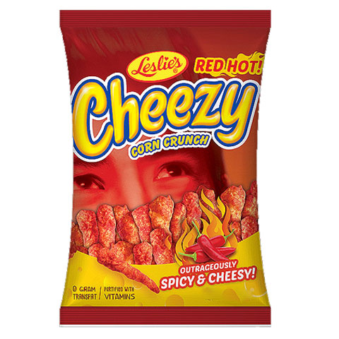 Cheezy Corn Crunch Red Hot