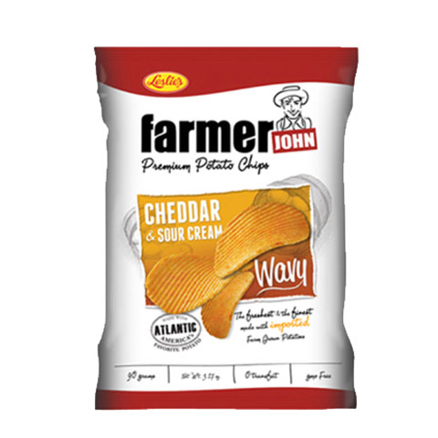 Farmer John Potato Chips Cheddar and Sour Cream