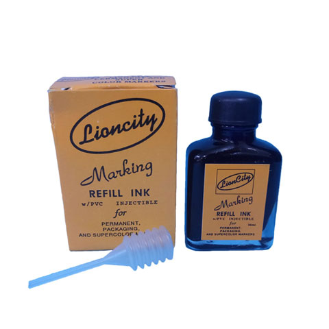 Marking Ink Refill with PVC Injectible Black