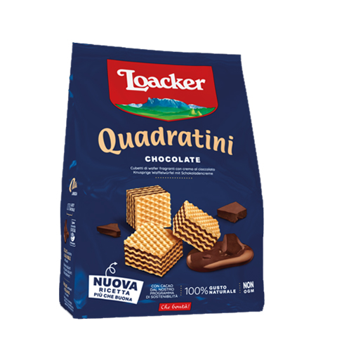 Quadratini Wafer Cookies Chocolate
