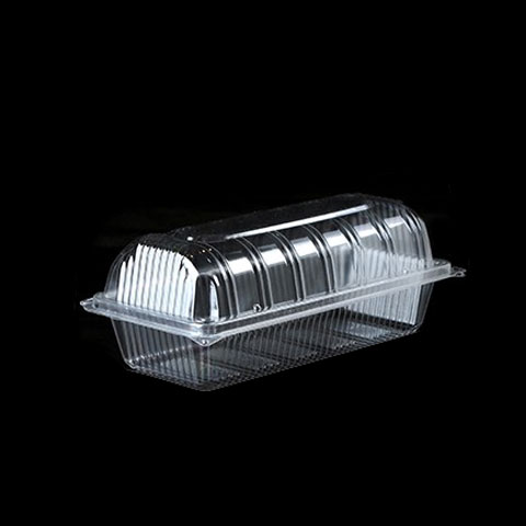 Clear Container Cake Roll 1/2 WF-RHC8