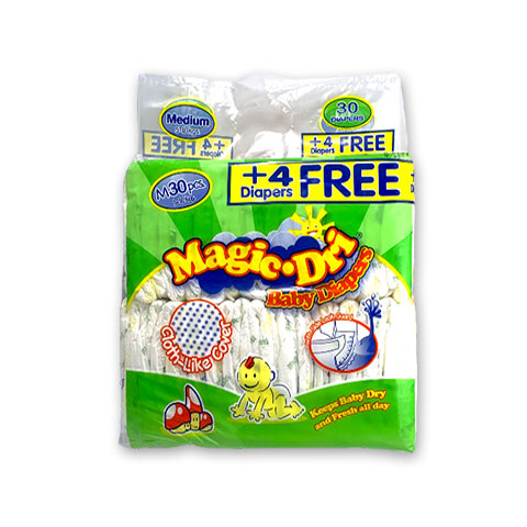 Diaper Tape Medium 5-10 kg + 4 FREE