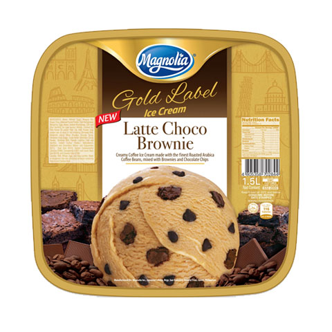 Ice Cream Gold Label Latte Choco Brownie