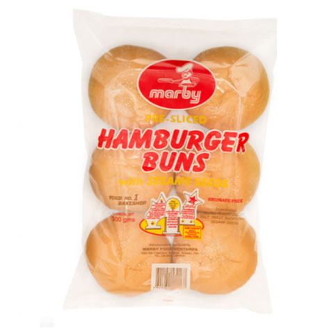 Hamburger Buns with Seeds