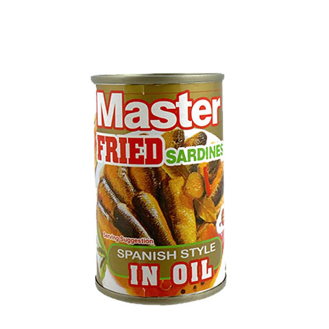 Fried Sardines Spanish Style in Oil