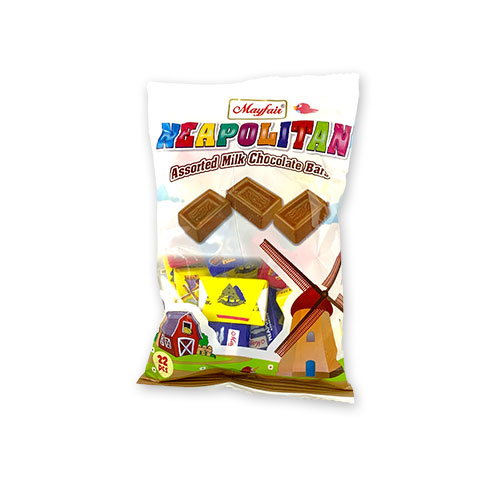 Neapolitan Milk Chocolate Bars