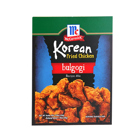 Korean Fried Chicken Bulgogi Recipe Mix