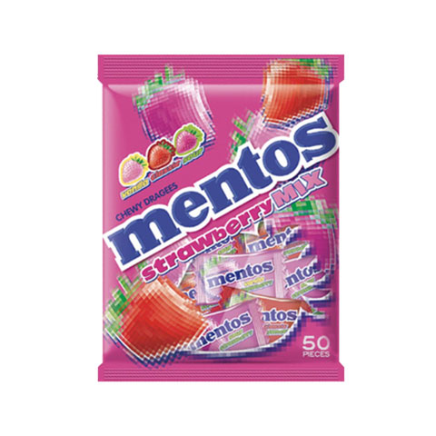 Chewy Dragees Stawberry Mix
