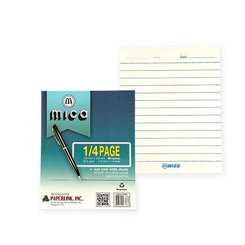 Pad Paper 1/4 100x125mm