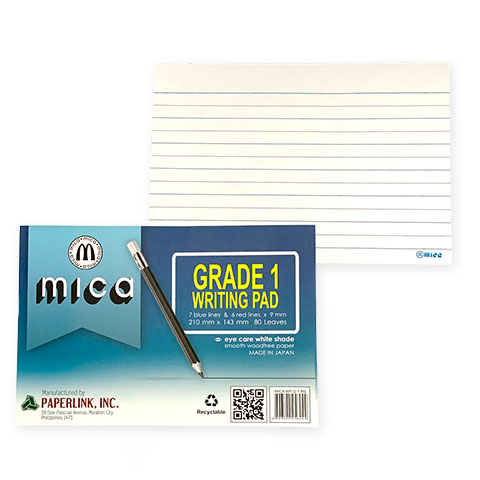 Writing Pad Grade 1 210x143mm