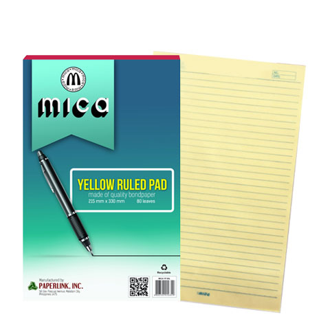 Yellow Ruled Pad 215x330mm