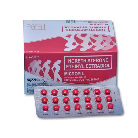 Hormonal Contraceptive 400mcg'35mcg Tablet