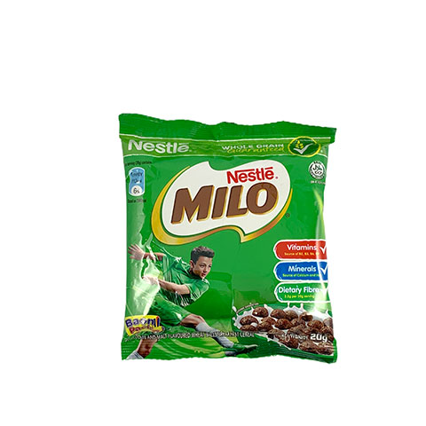 Milo Chocolate Malt Wheat Balls Breakfast Cereal