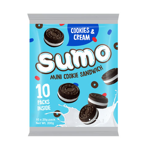 Sumo Mini Cookie Sandwich Cookies+Cream