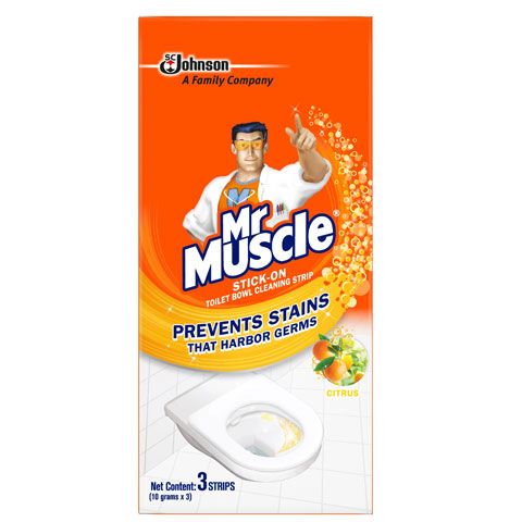 Stick-On Toilet Bowl Cleaning Strip Citrus