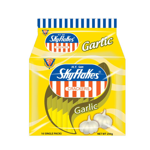 Skyflakes Garlic Crackers