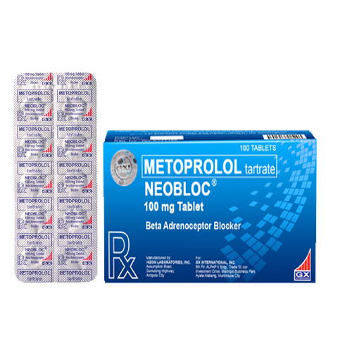 Metoprolol Tartrate 100mg Tablet