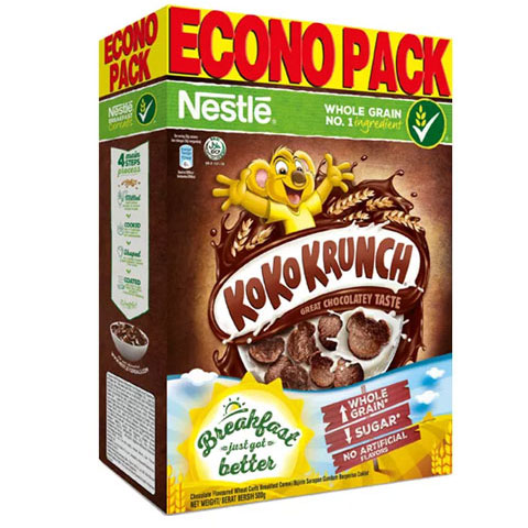 Koko Krunch Chocolate Wheat Curls Breakfast Cereal