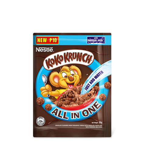 Koko Krunch Chocolate Wheat Curls Breakfast Cereal All In One