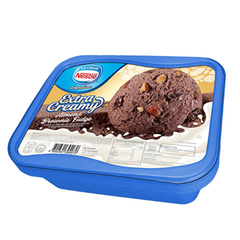 Temptations Ice Cream Extra Creamy Almond Brownie Fudge