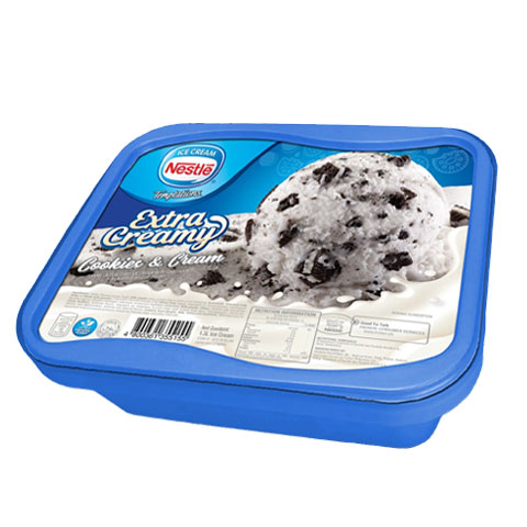 Temptations Ice Cream Extra Creamy Cookies & Cream