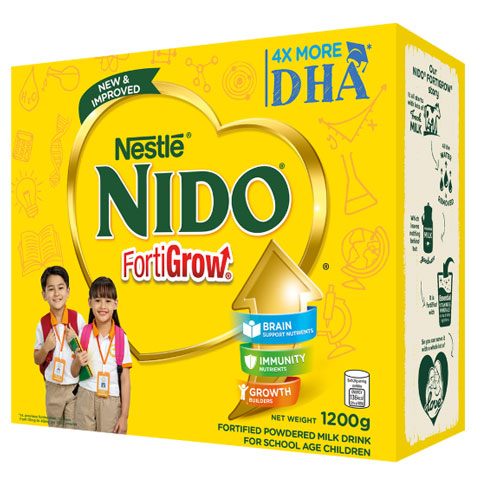 Nido Fortigrow 4x more DHA for School Age Children