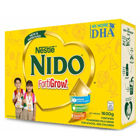 Nido Fortigrow 4x more DHA for School Age Children