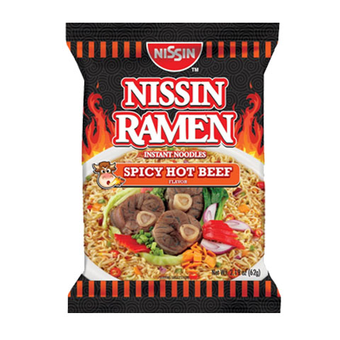 Ramen Instant Noodles Spicy Hot Beef