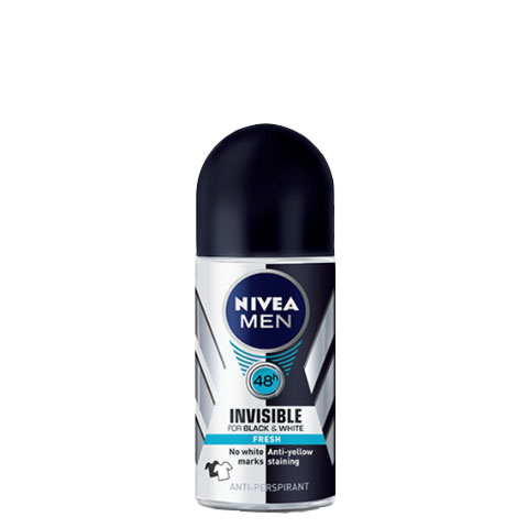 Deodorant Men Invisible Black & White Fresh 48H Roll-On