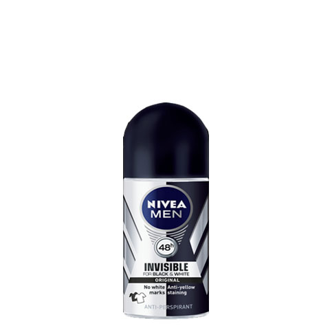 Deodorant Men Invisible Black & White Power 48H Roll-On