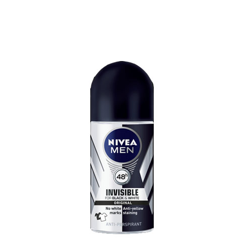 Deodorant Men Invisible Black & White Power 48H Roll-On
