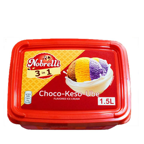 Ice Cream 3in1 Choco Keso Ube