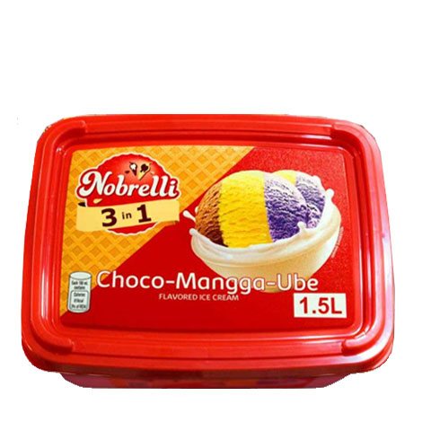 Ice Cream 3in1 Choco Mangga Ube
